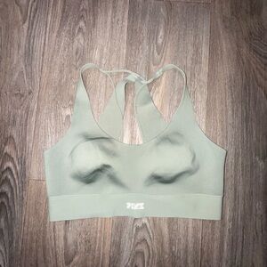 PINK Victoria's Secret Seamless Light Green Sports Bra